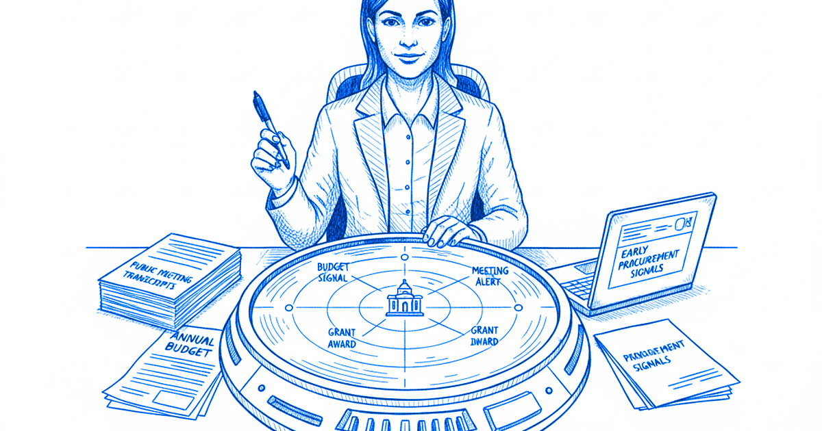 How to Track Public Sector Buying Signals Before the RFP