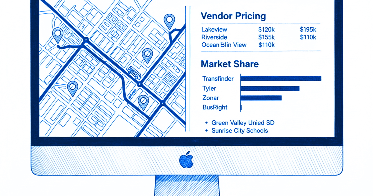 School Transportation Software: 2026 Pricing, Vendors & K-12 Contract Analysis